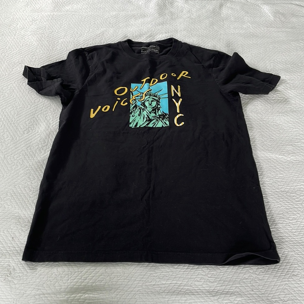 Outdoor Voices NYC T-shirt, rare, size medium unisex